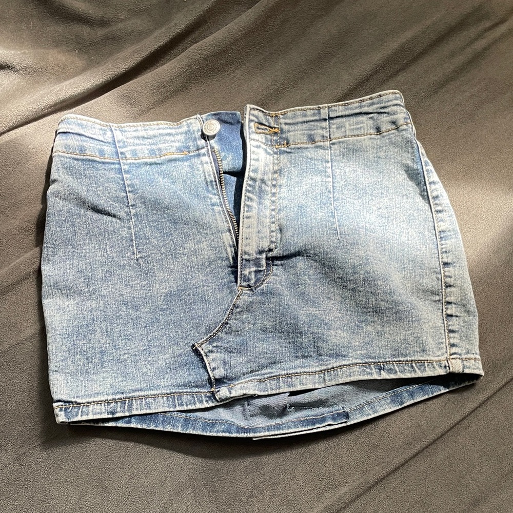 Denim Mini Skirt